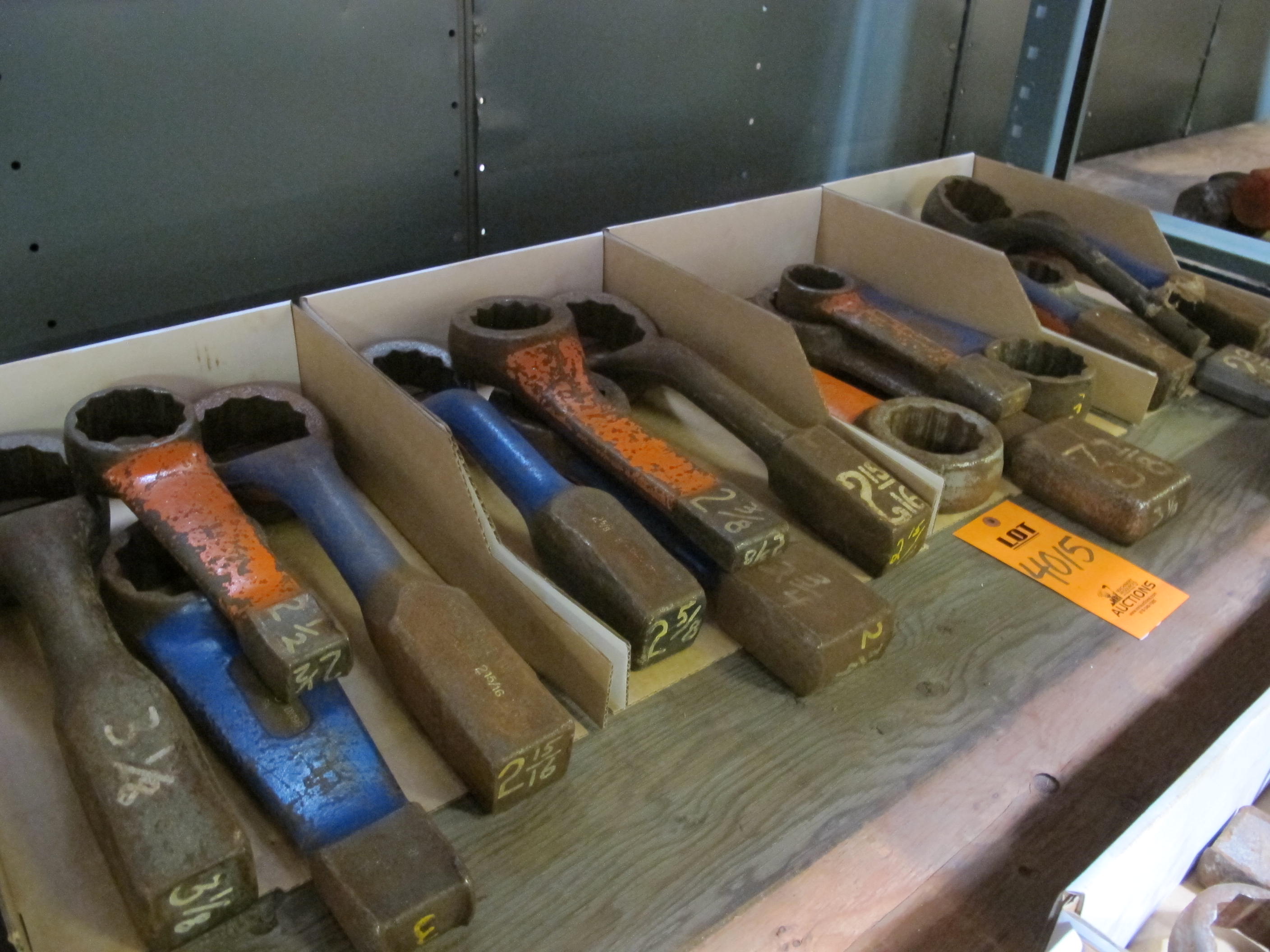 MISC. PNEUMATIC BOXED END WRENCHES, LARGE. LOADING & HANDLING FEE $10-4015